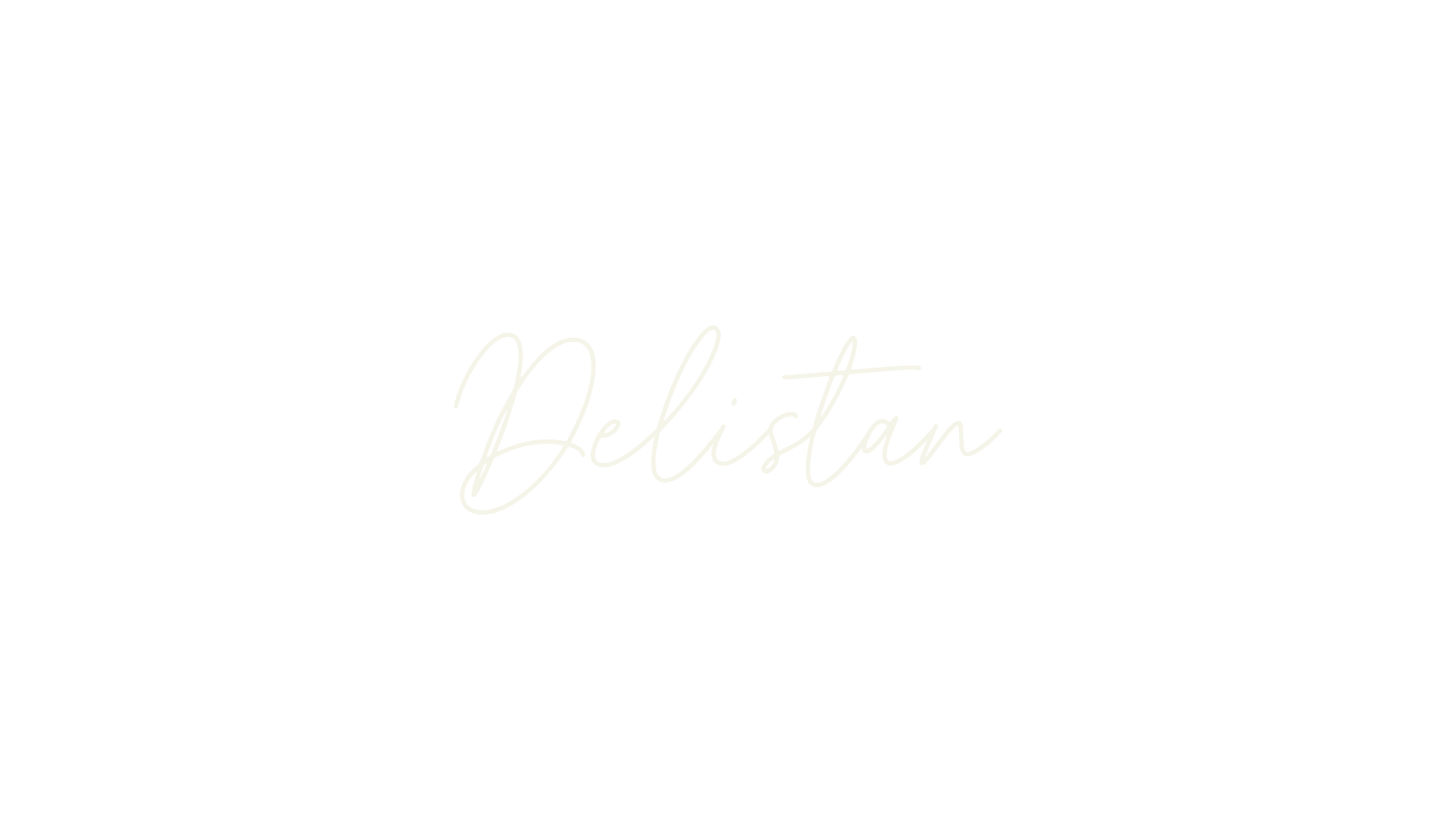 Delistan, calligraphy font preview