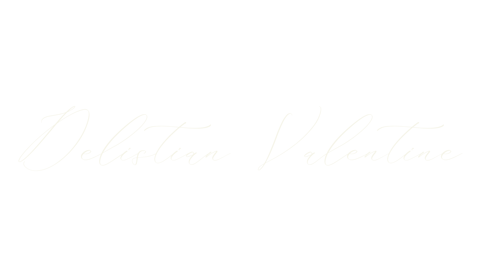 Delistian Valentine, script font preview