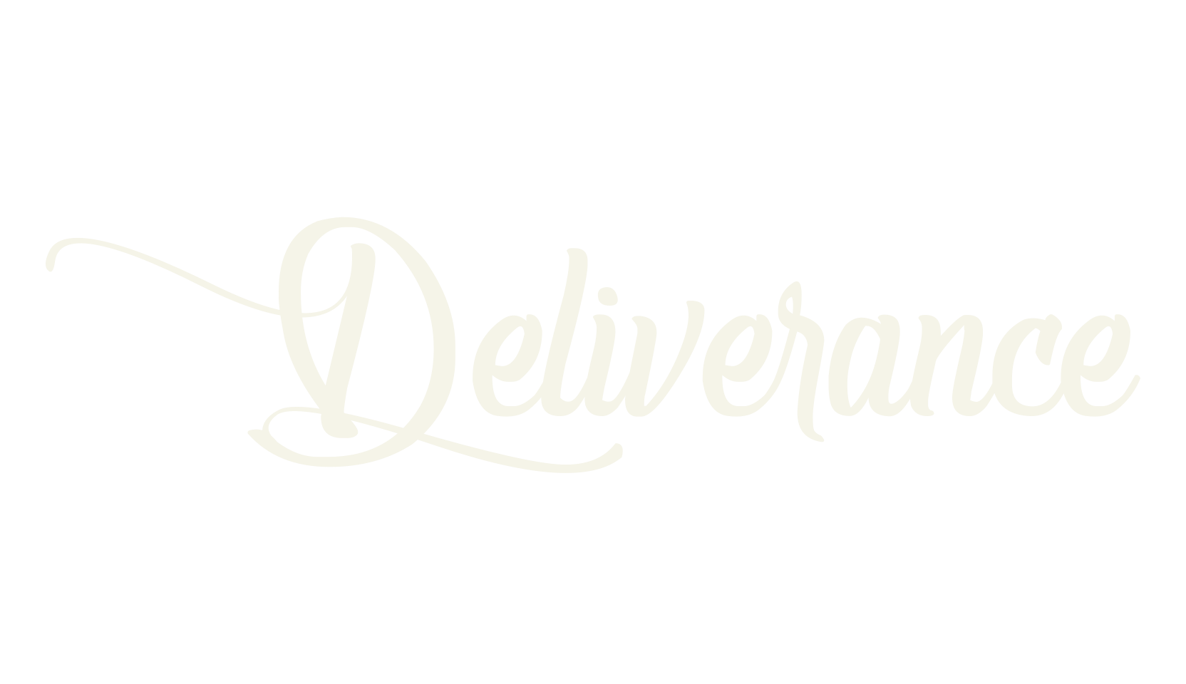Deliverance, calligraphy font preview