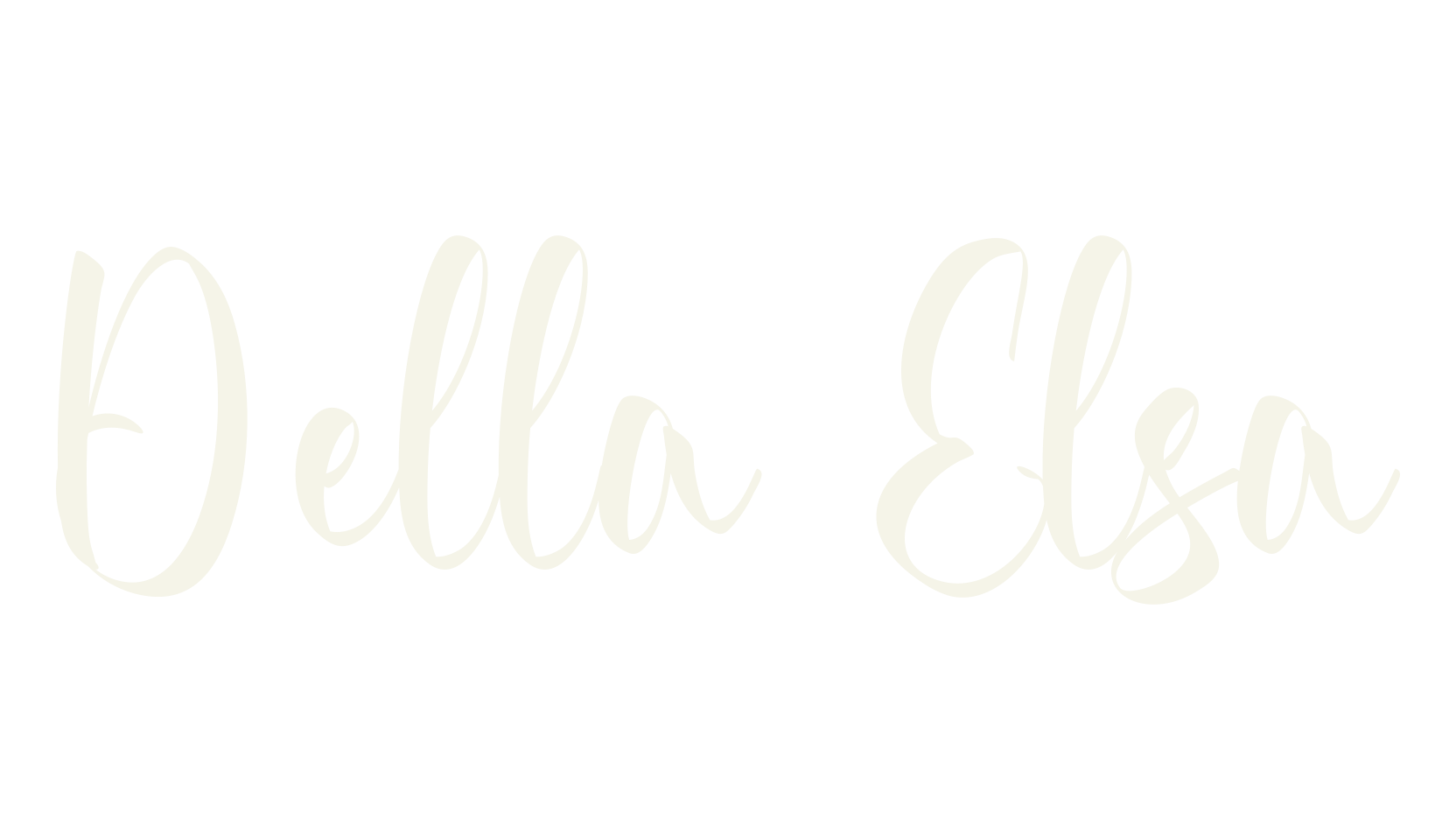 Della Elsa, calligraphy font preview