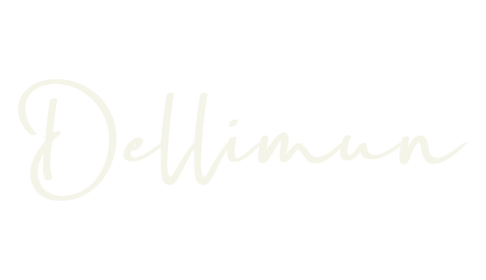 Dellimun, handwriting font preview