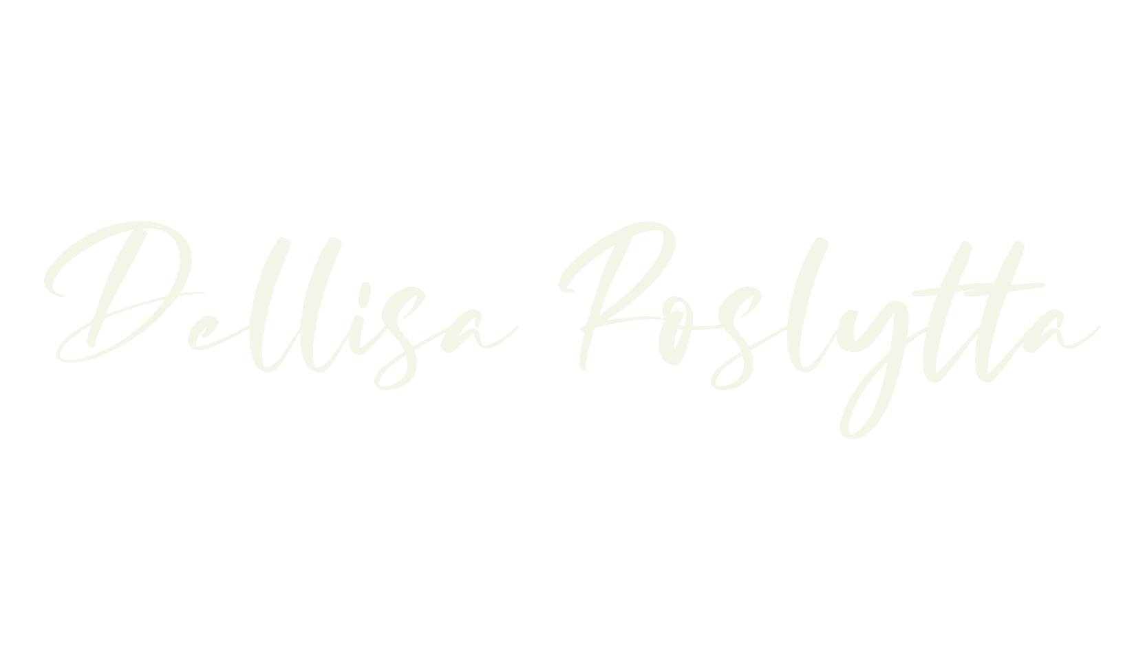 Dellisa Roslytta, script font preview