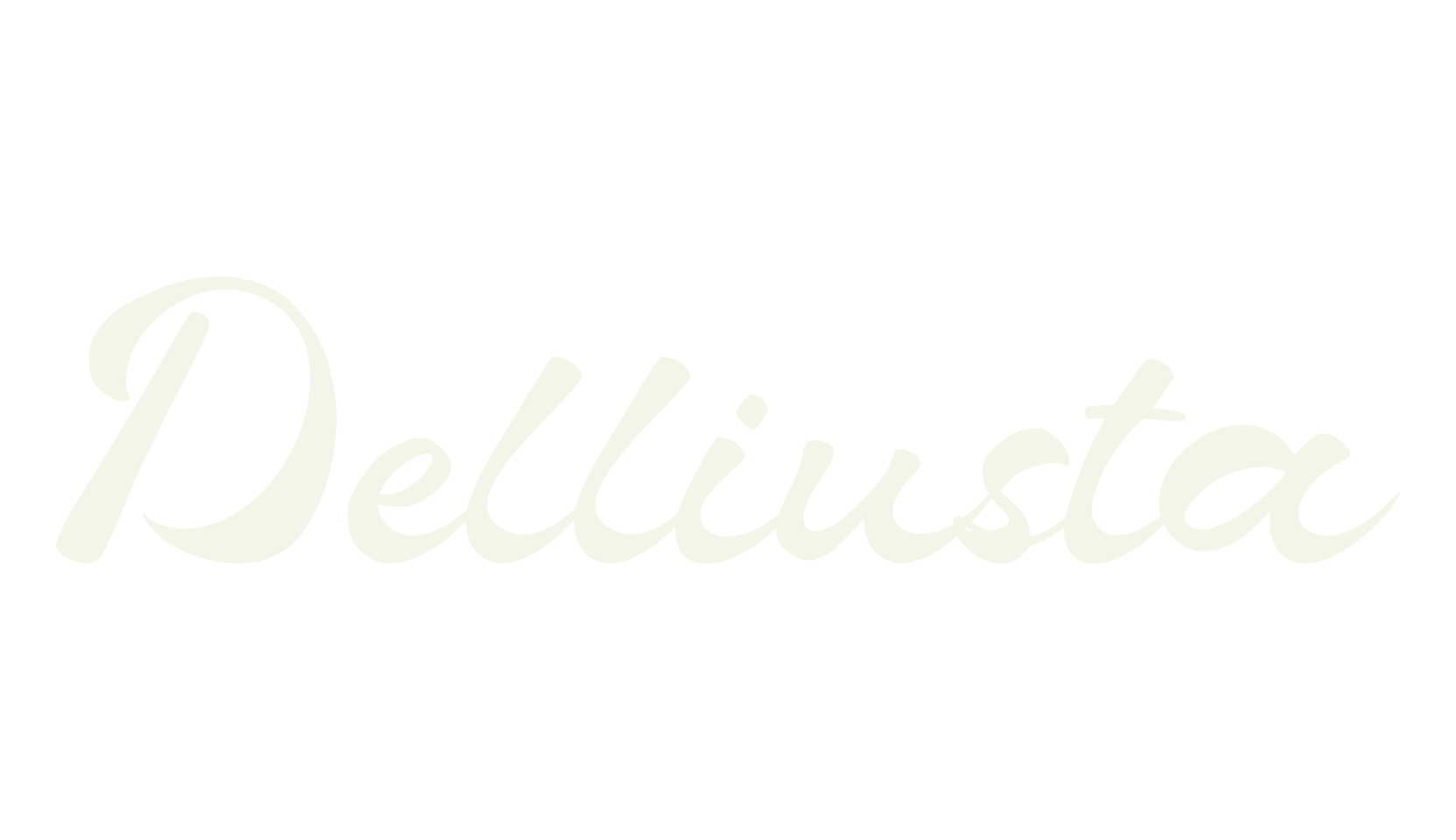 Delliusta, number font preview