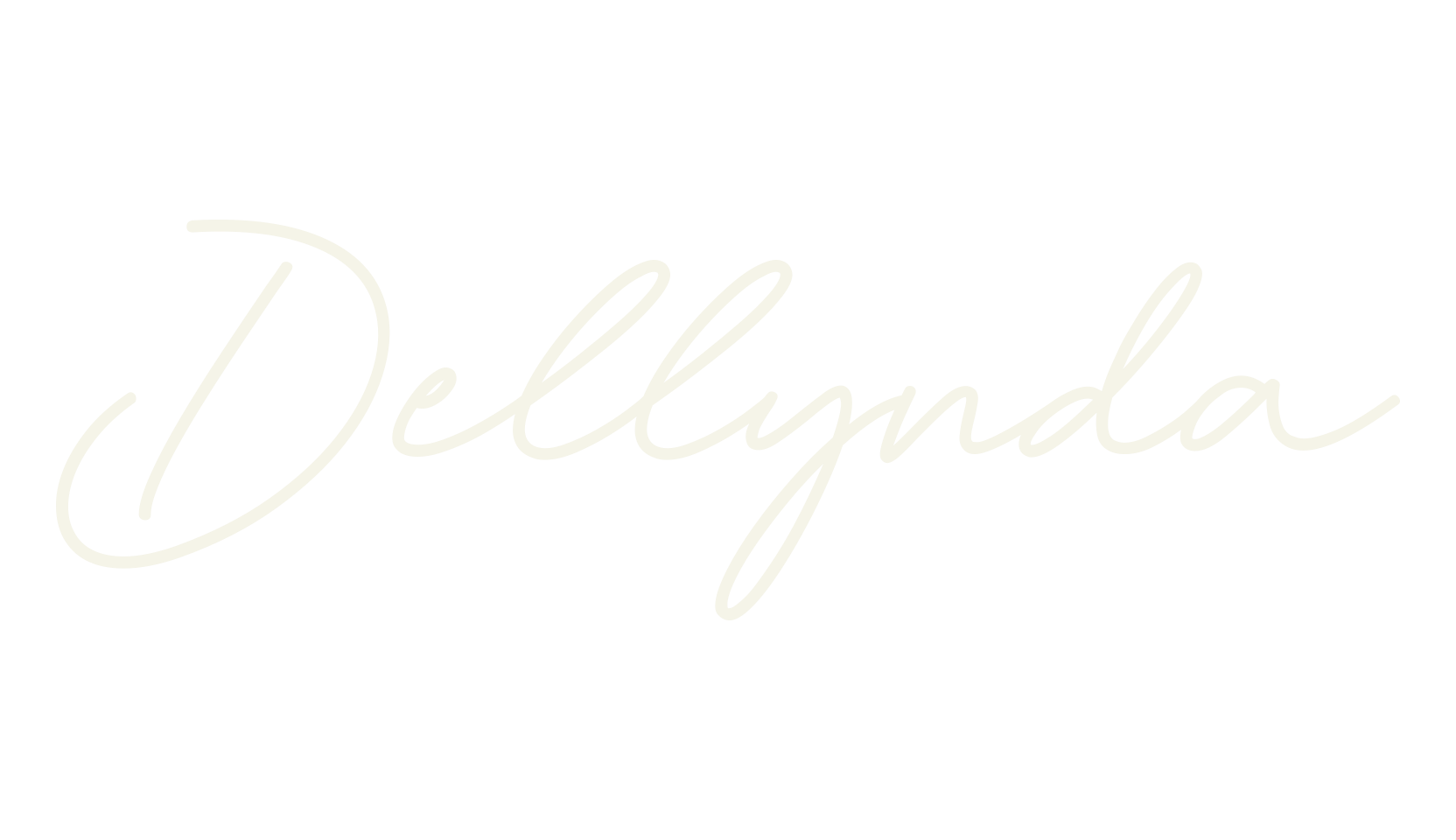 Dellynda, thin font preview
