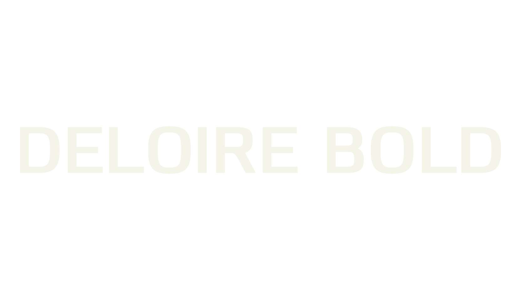 Deloire Bold, display market font preview