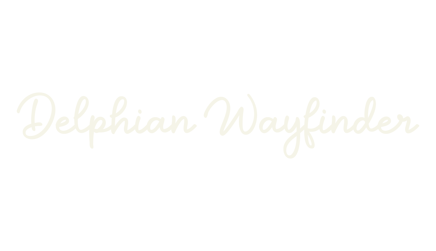 Delphian Wayfinder, calligraphy font preview