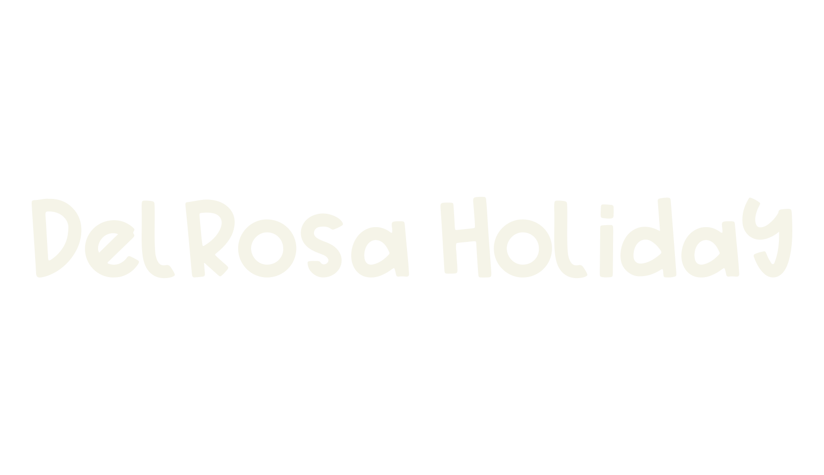 Delrosa Holiday, display font preview