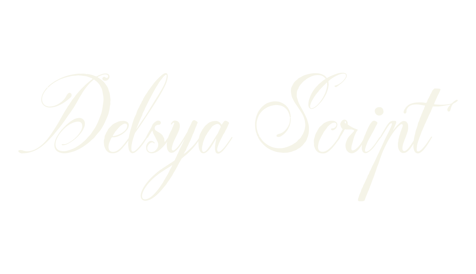Delsya Script, script font preview