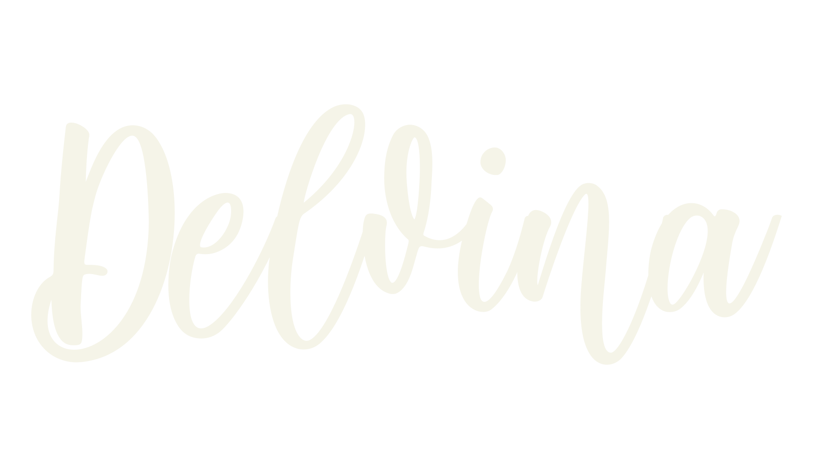 Delvina, girly font preview