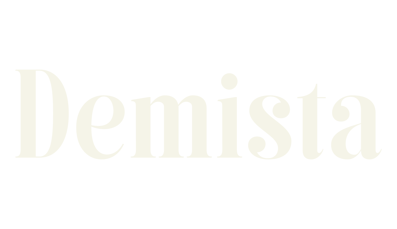 Demista, modern font preview