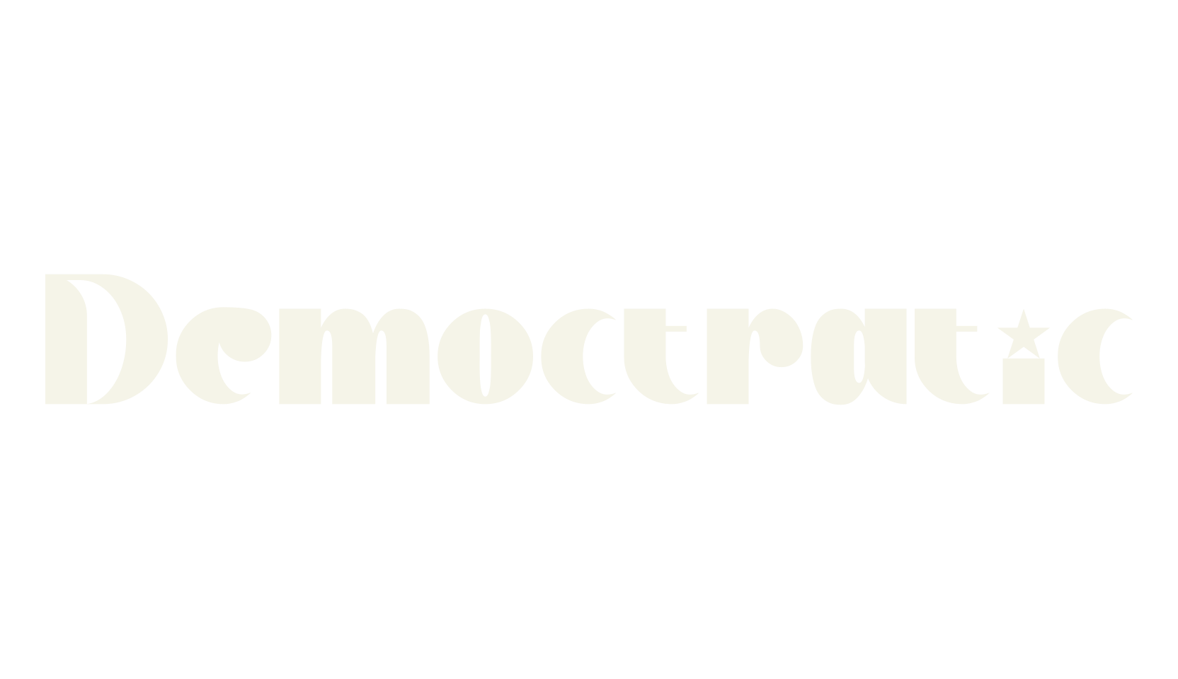 Democtratic, bold font preview