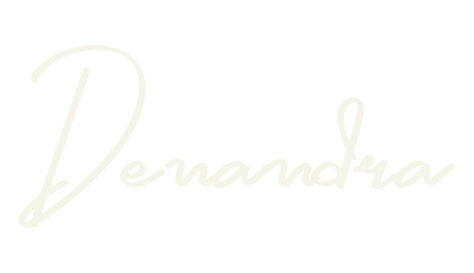 Denandra, handwriting font preview