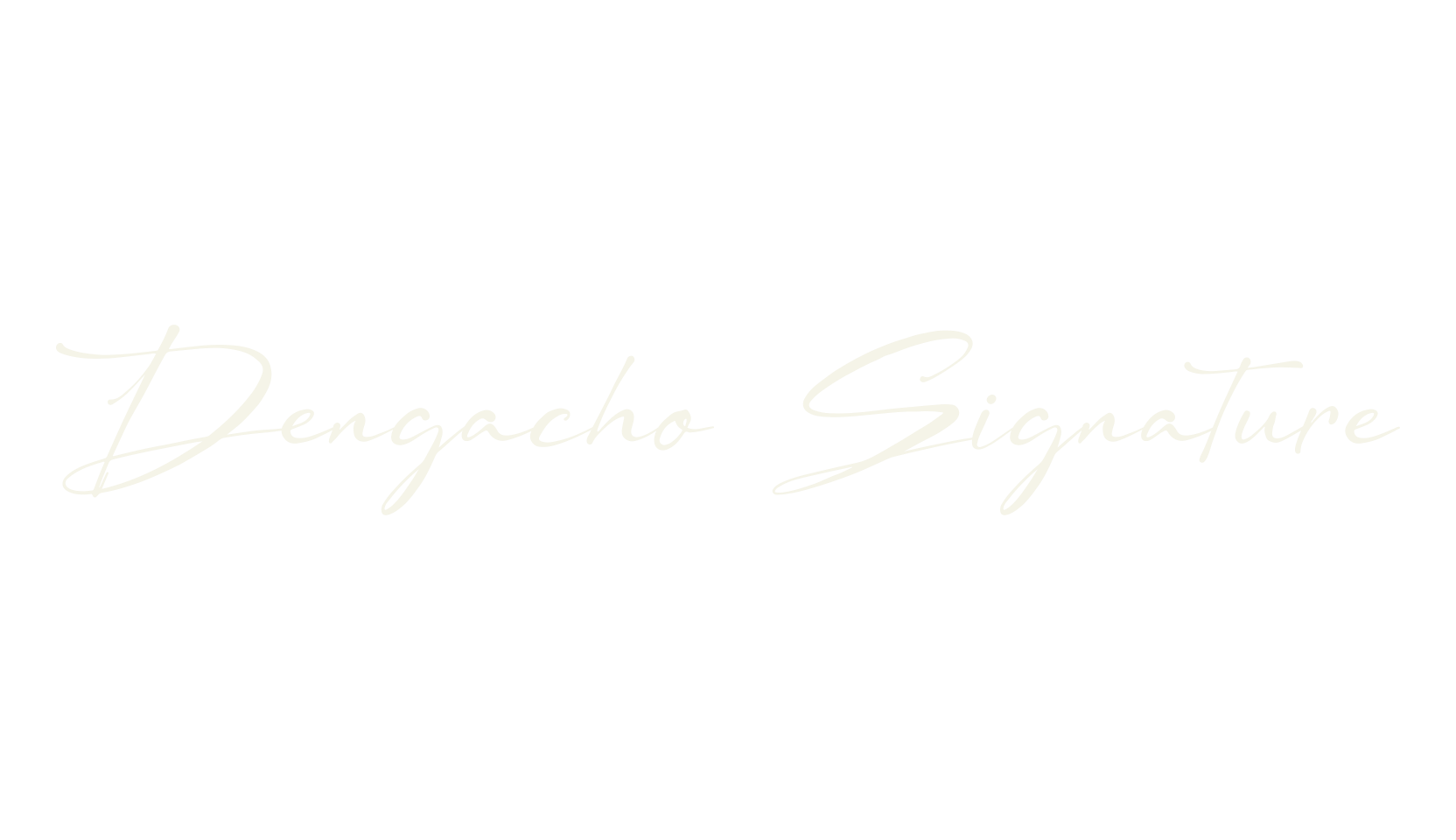 Dengacho Signature, signature font preview