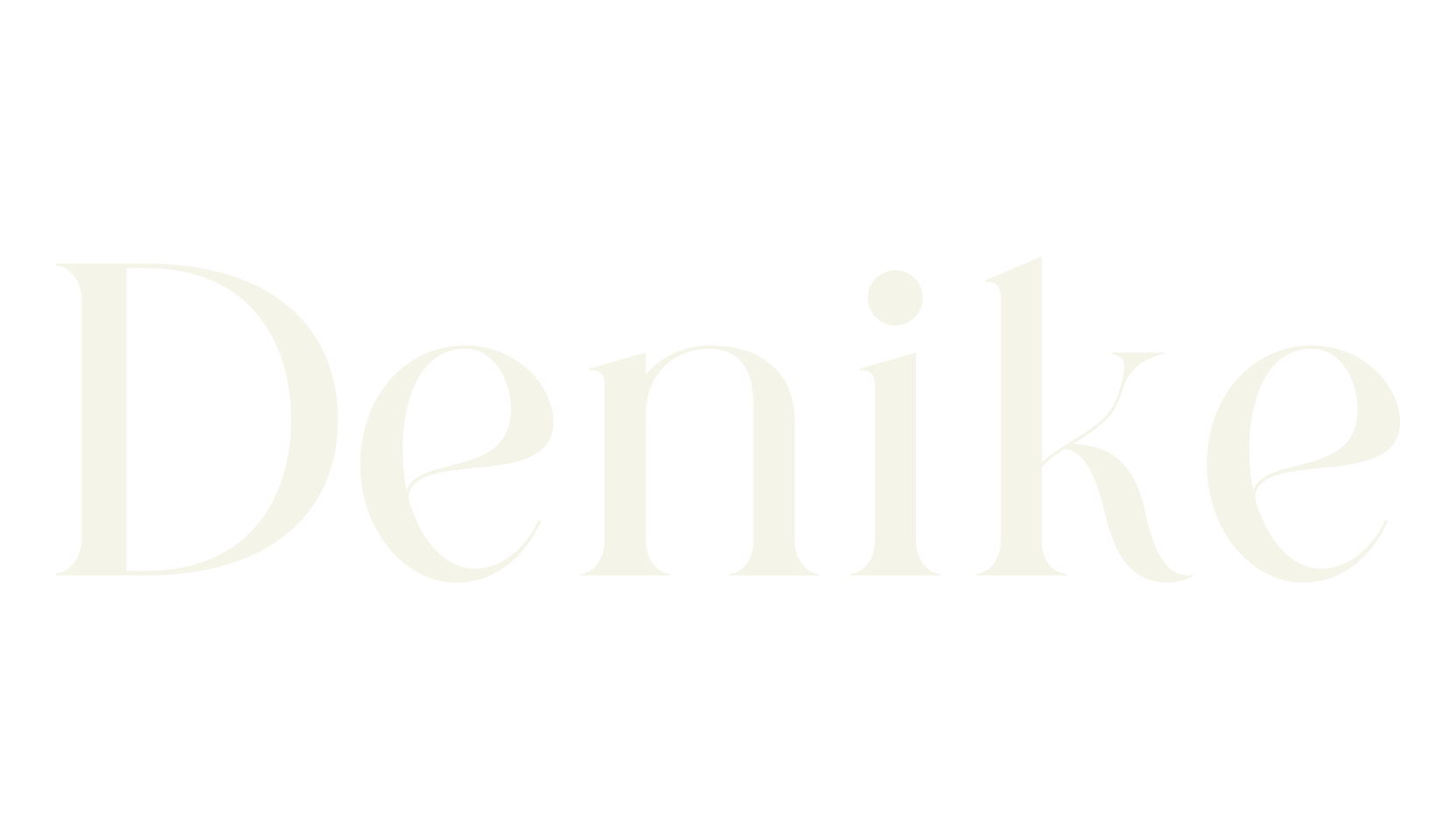 Denike, modern font preview