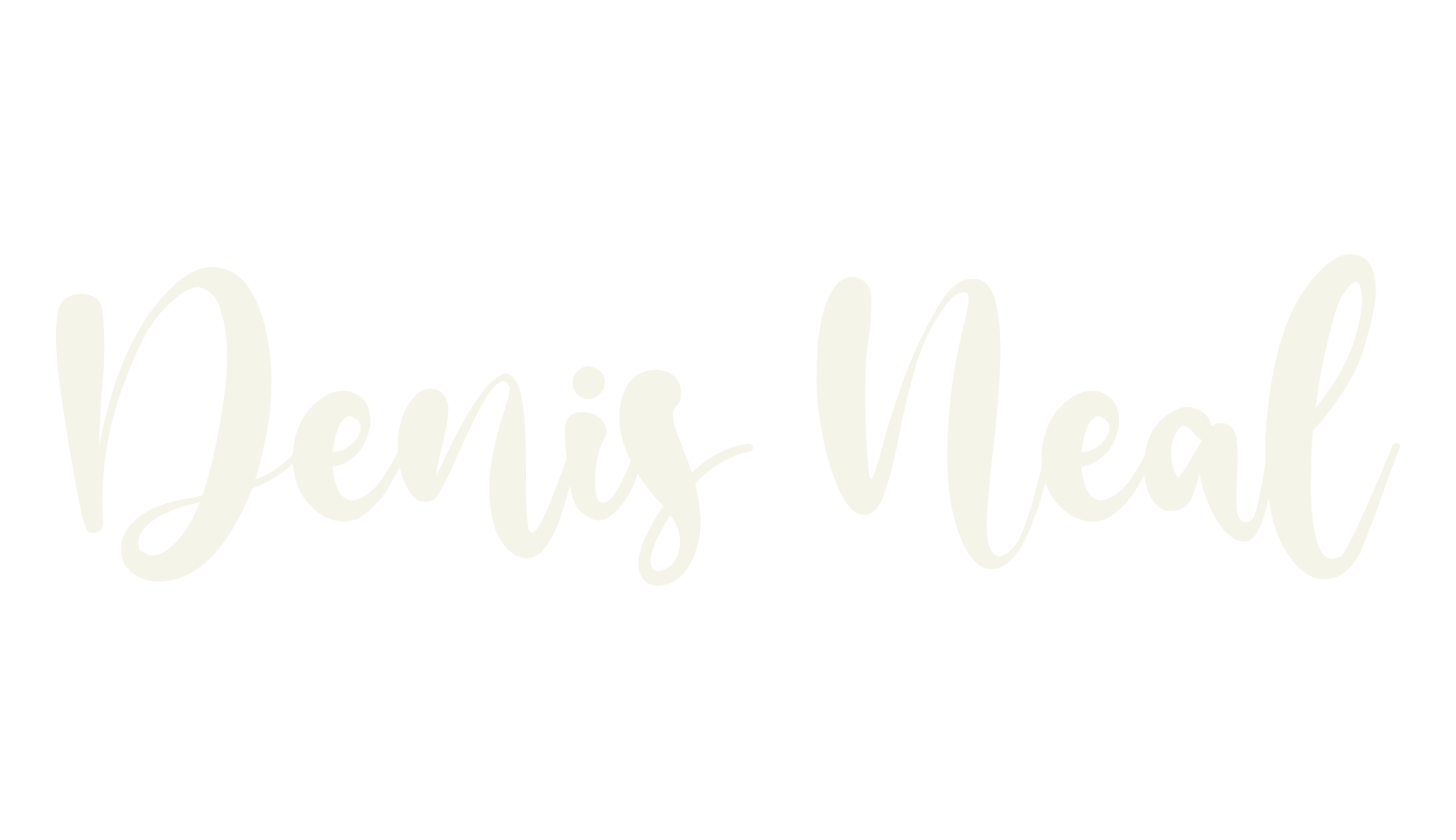 Denis Neal, lettering font preview