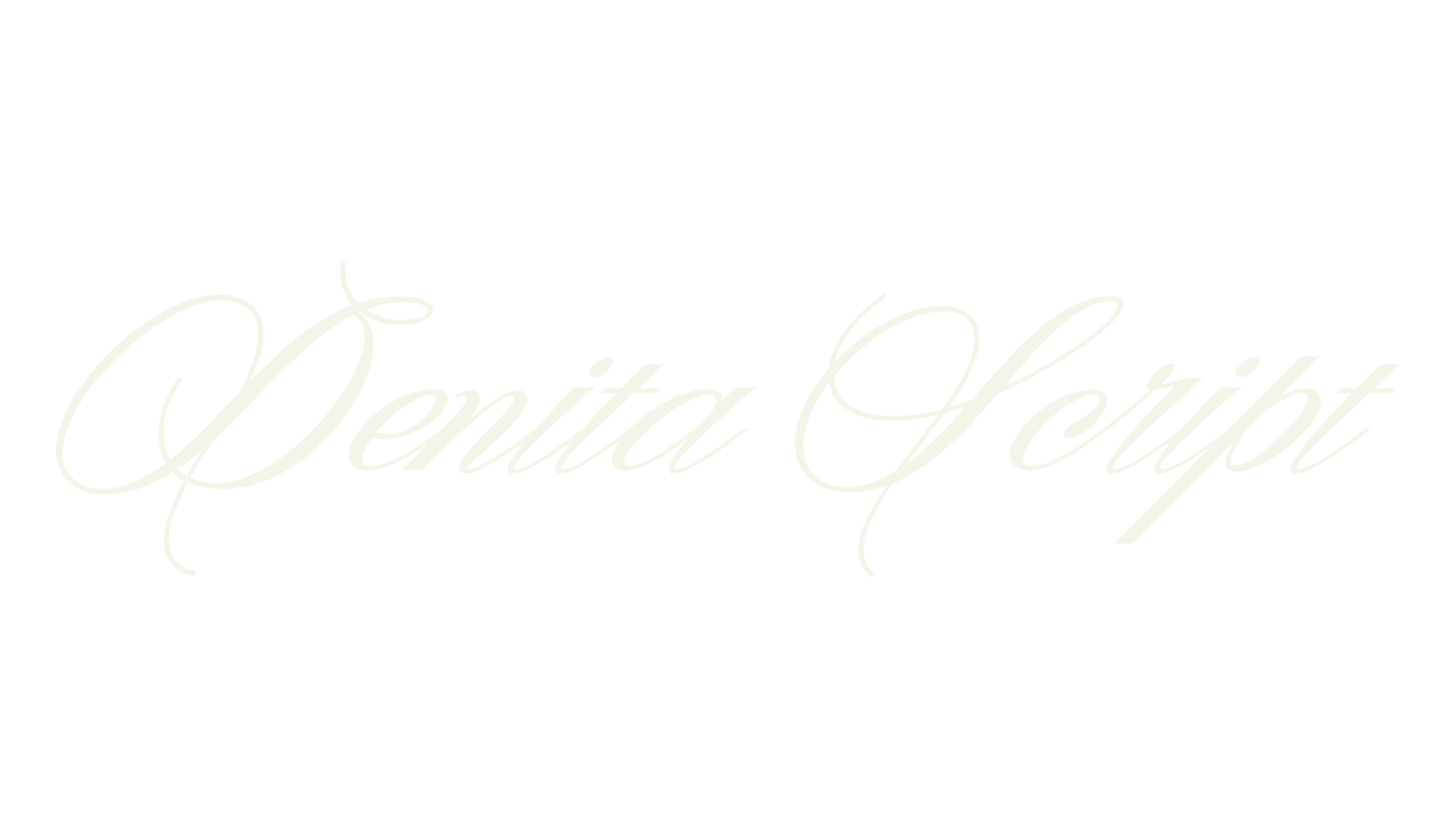 Denita Script, calligraphy font preview