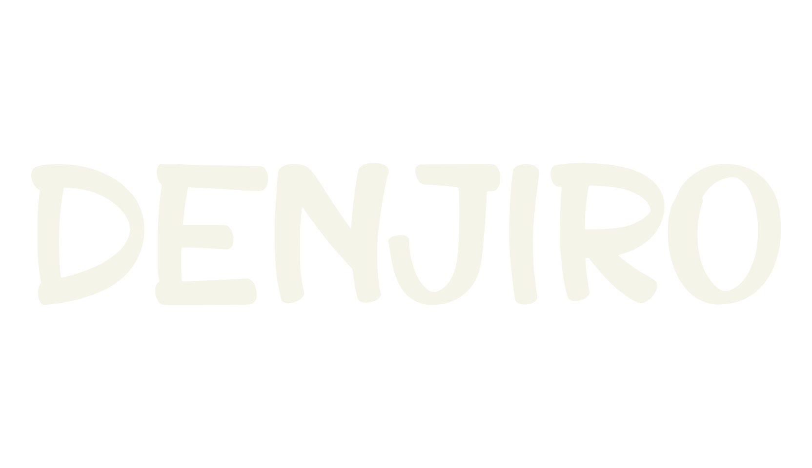Denjiro, lettering font preview