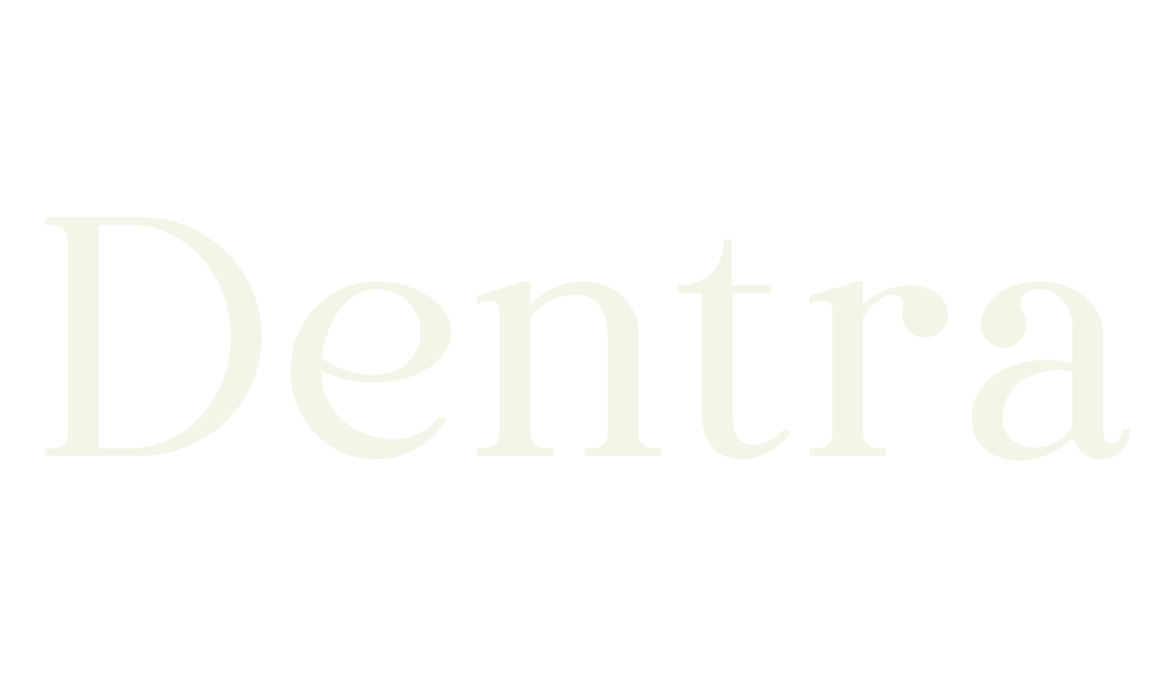Dentra, serif font preview