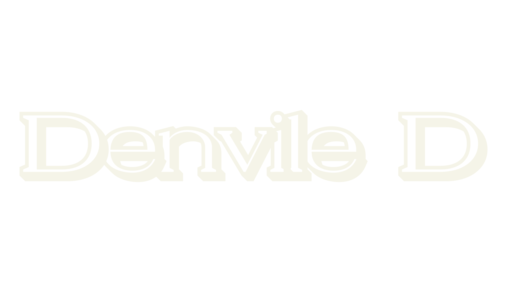 Denvile 3D, 3d font preview