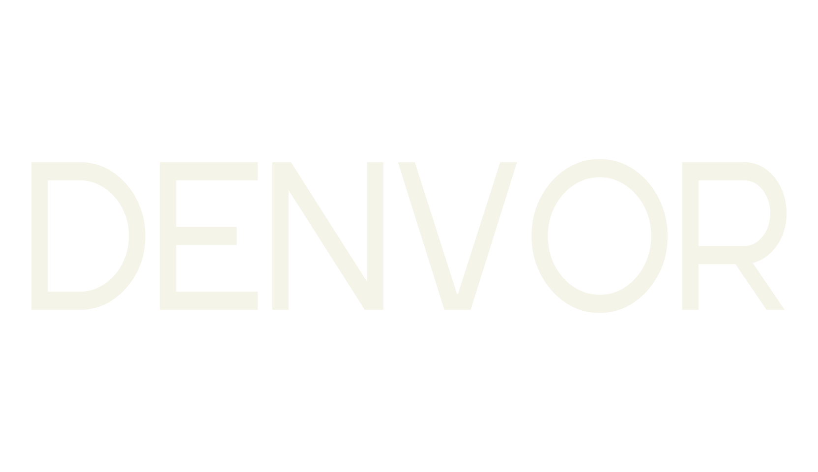 Denvor, all caps font preview
