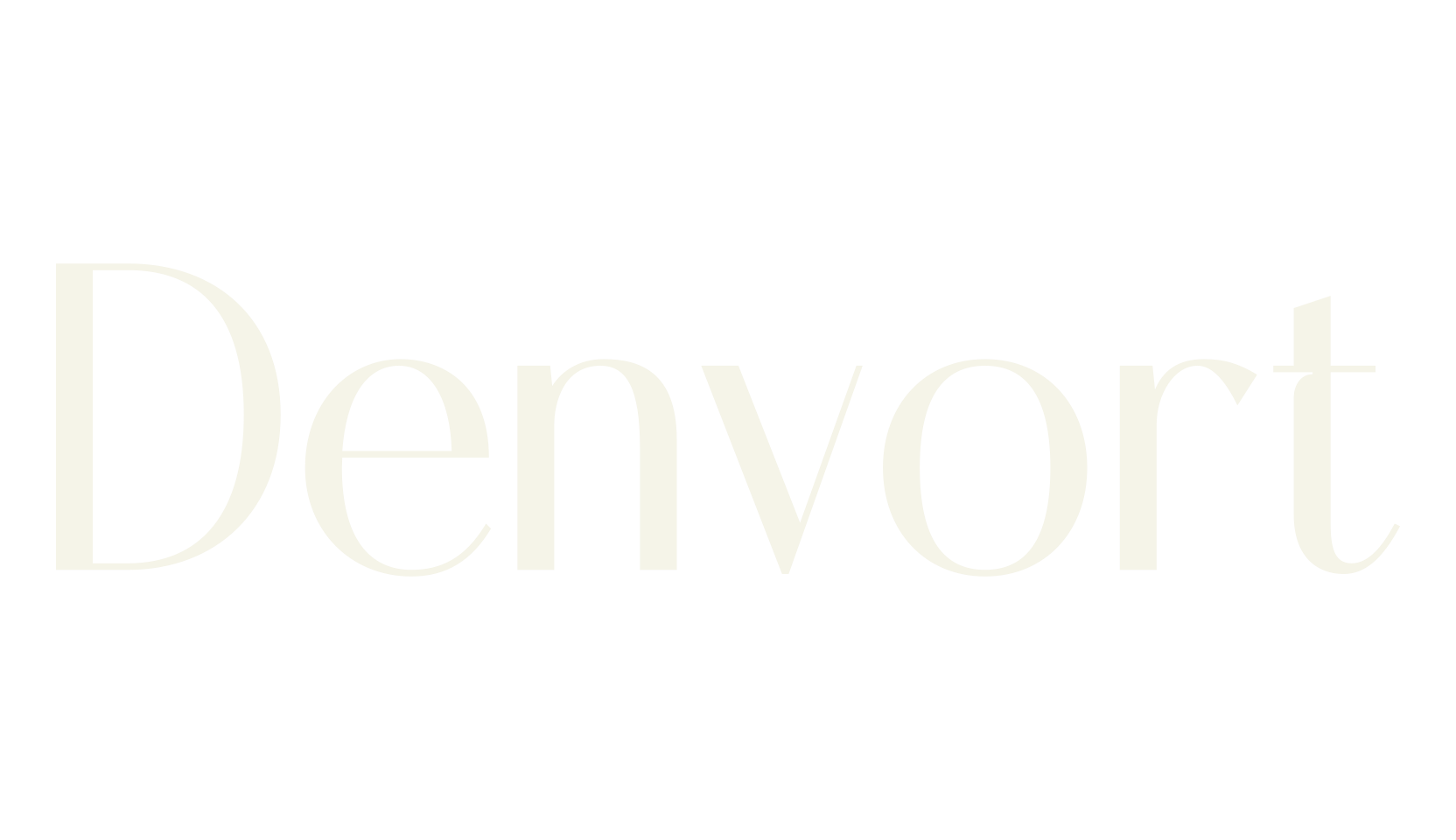 Denvort, text font preview