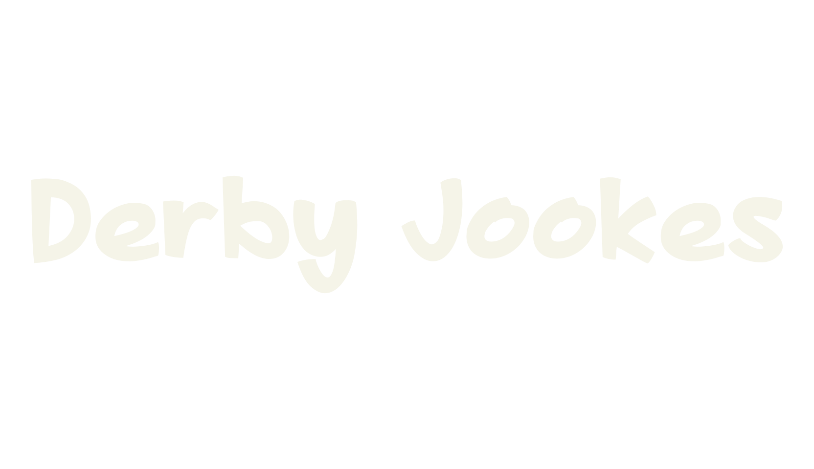 Derby Jookes, cartoon font preview