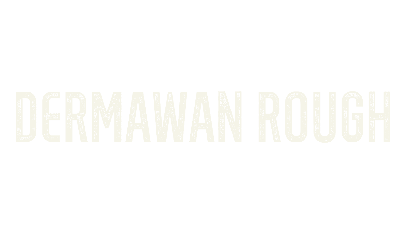Dermawan Rough, sans font preview