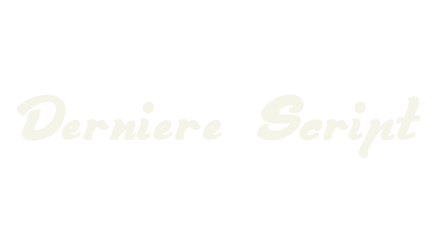 Derniere Script, display market font preview