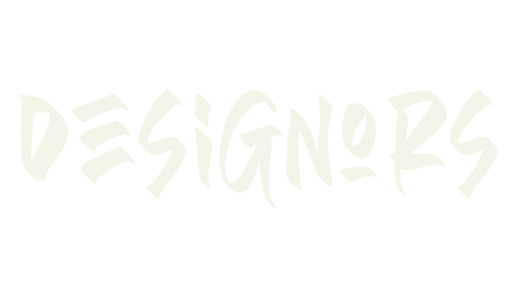 Designors, brush font preview