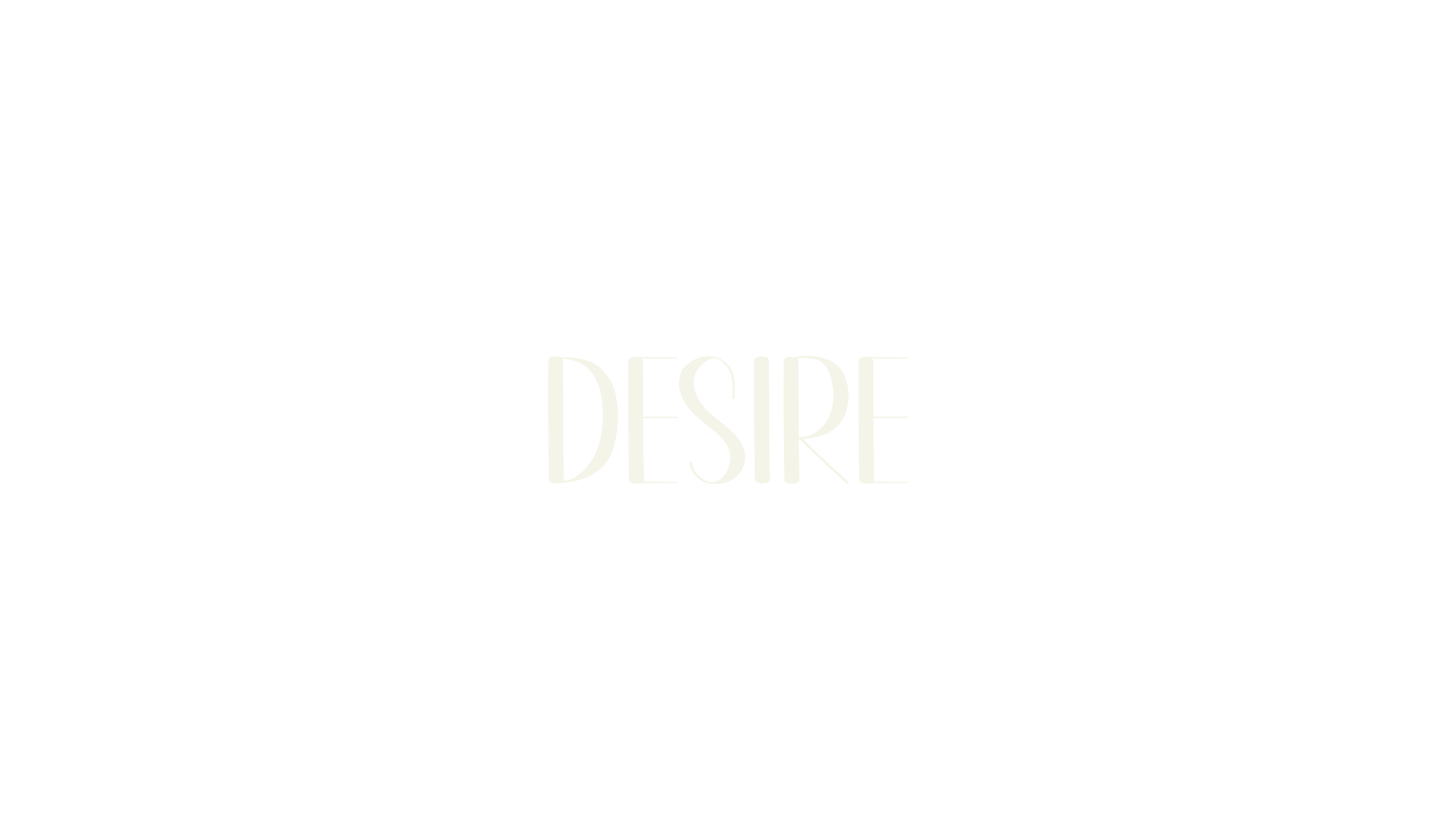 Desire, fashion script font preview