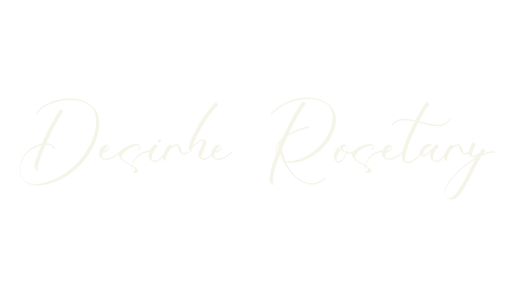Desirhe Rosetary, calligraphy font preview