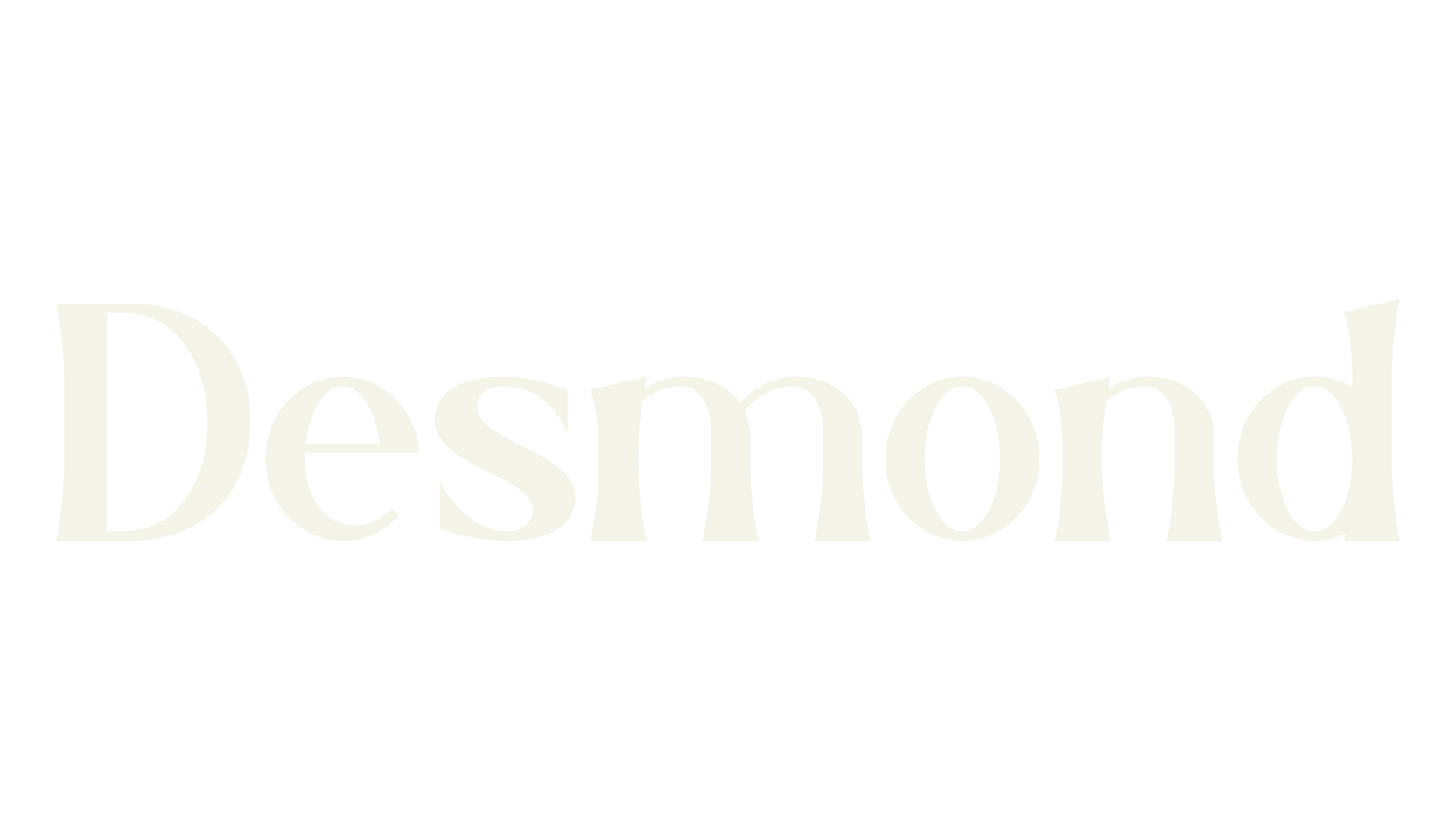 Desmond, serif font preview