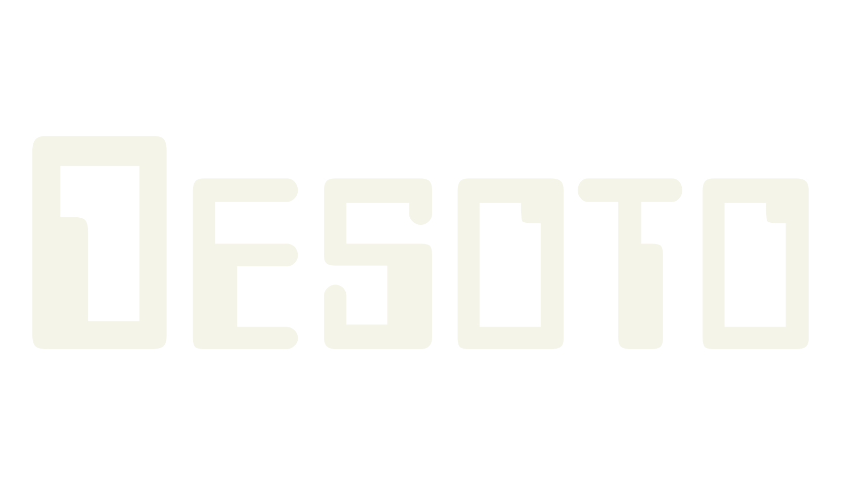 Desoto, futuristic font preview