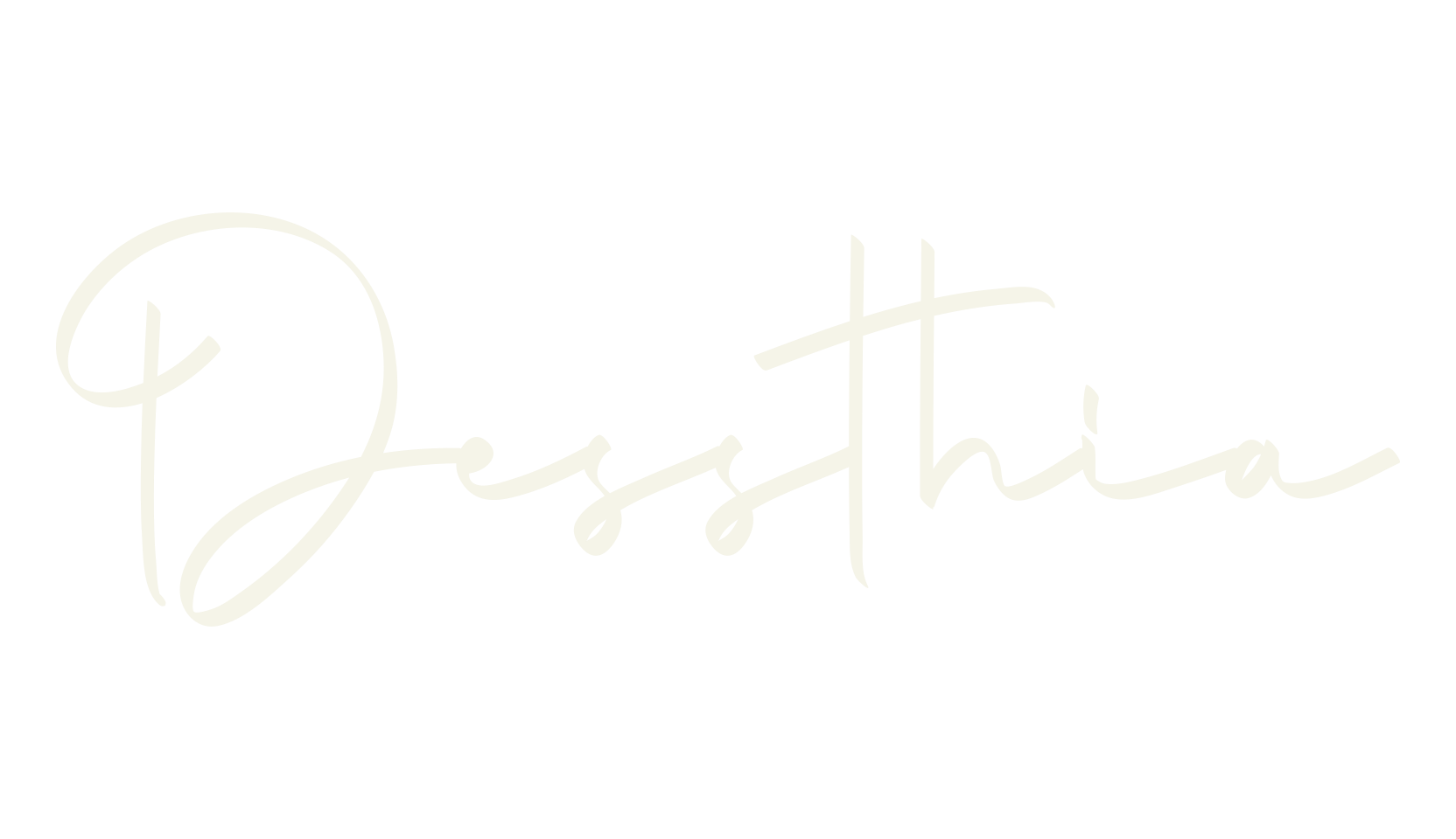 Dessthia, script font preview