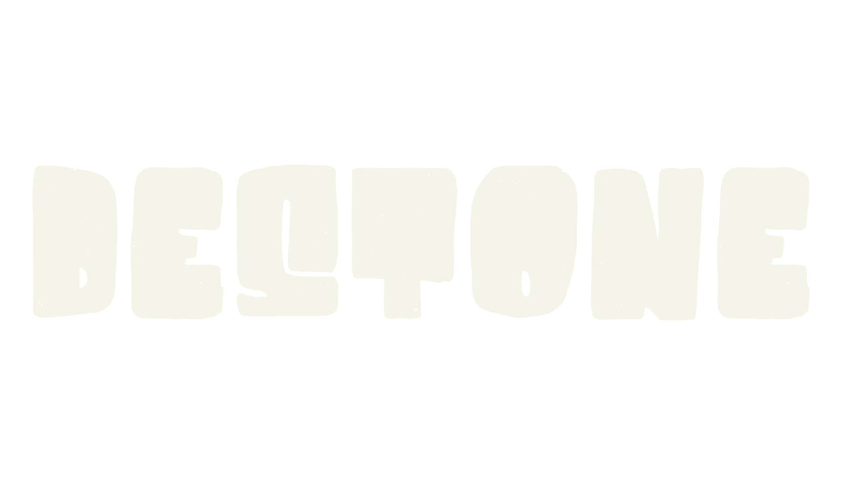 Destone, spooky font preview