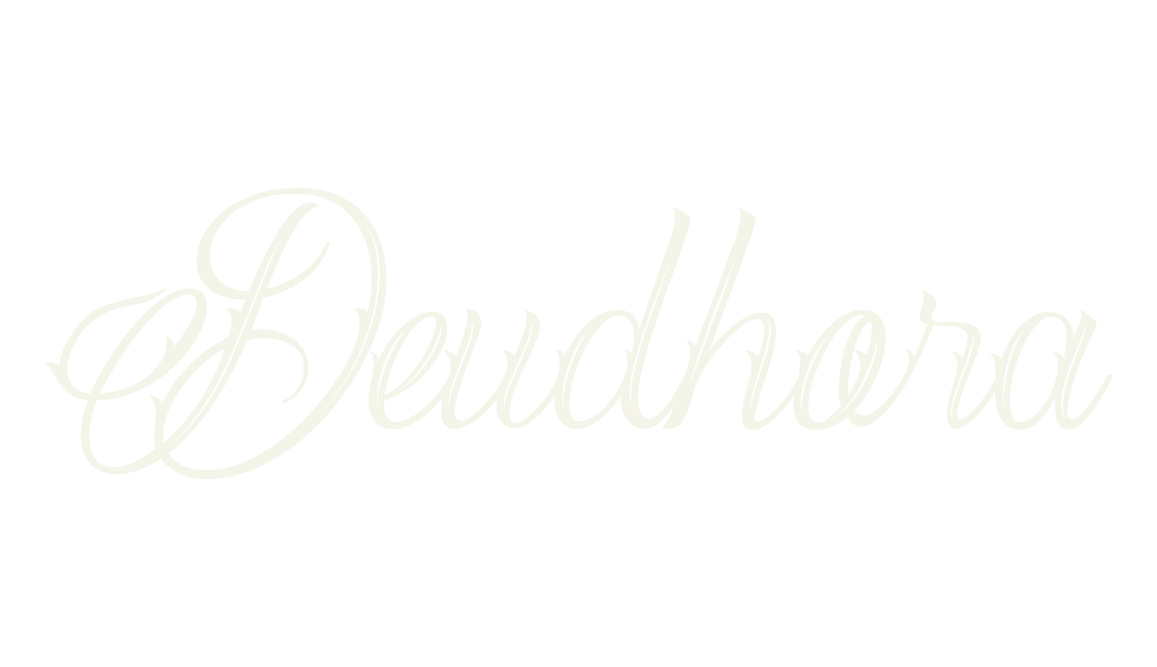 Deudhora, tattoo font preview