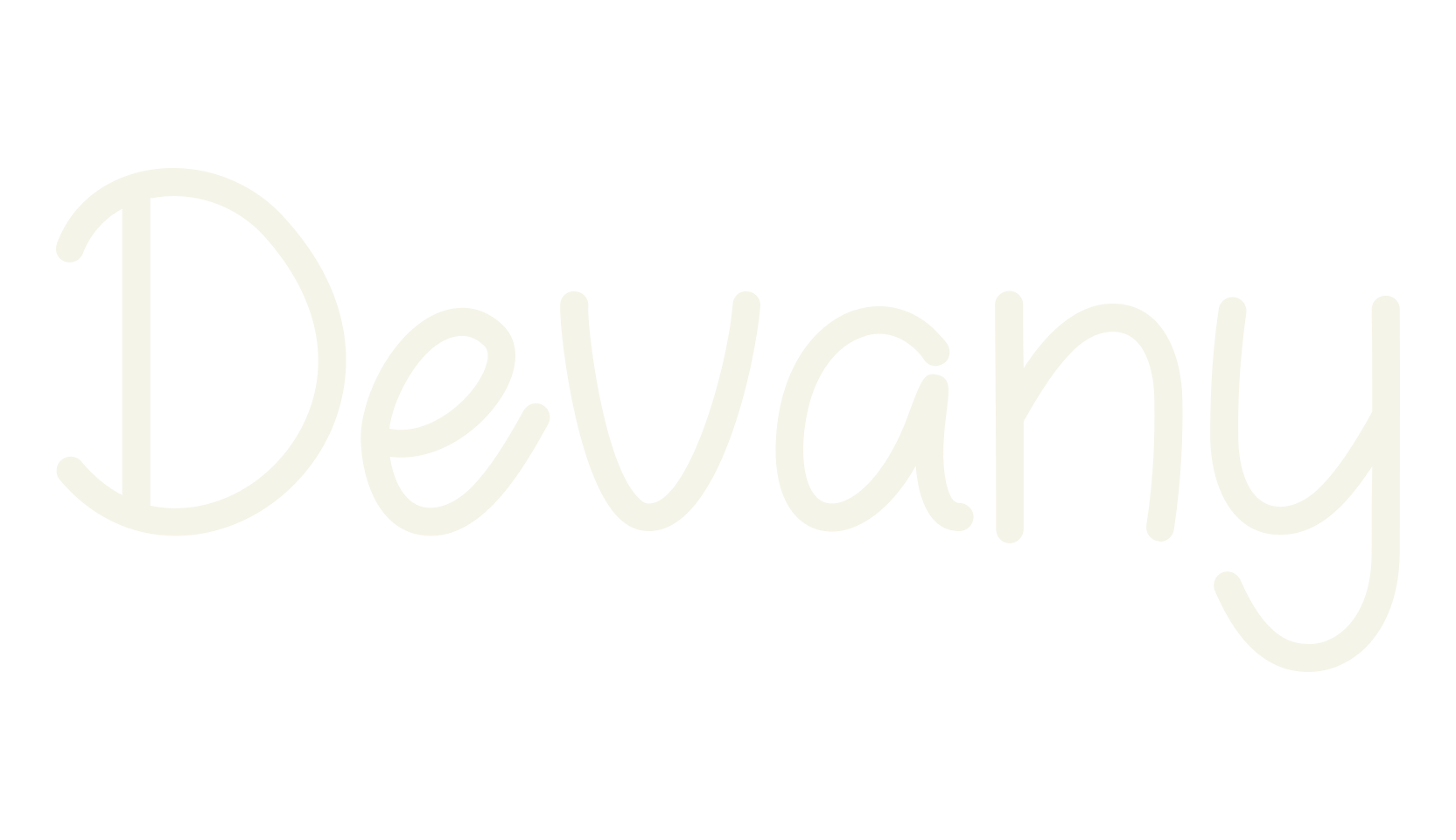 Devany, heart font preview