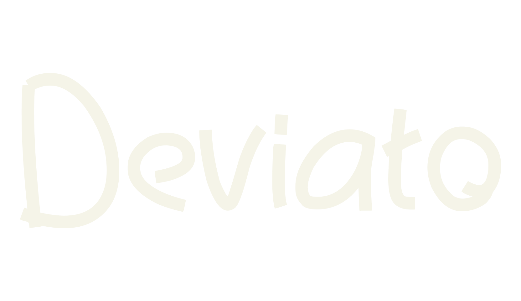 Deviato, simple font preview