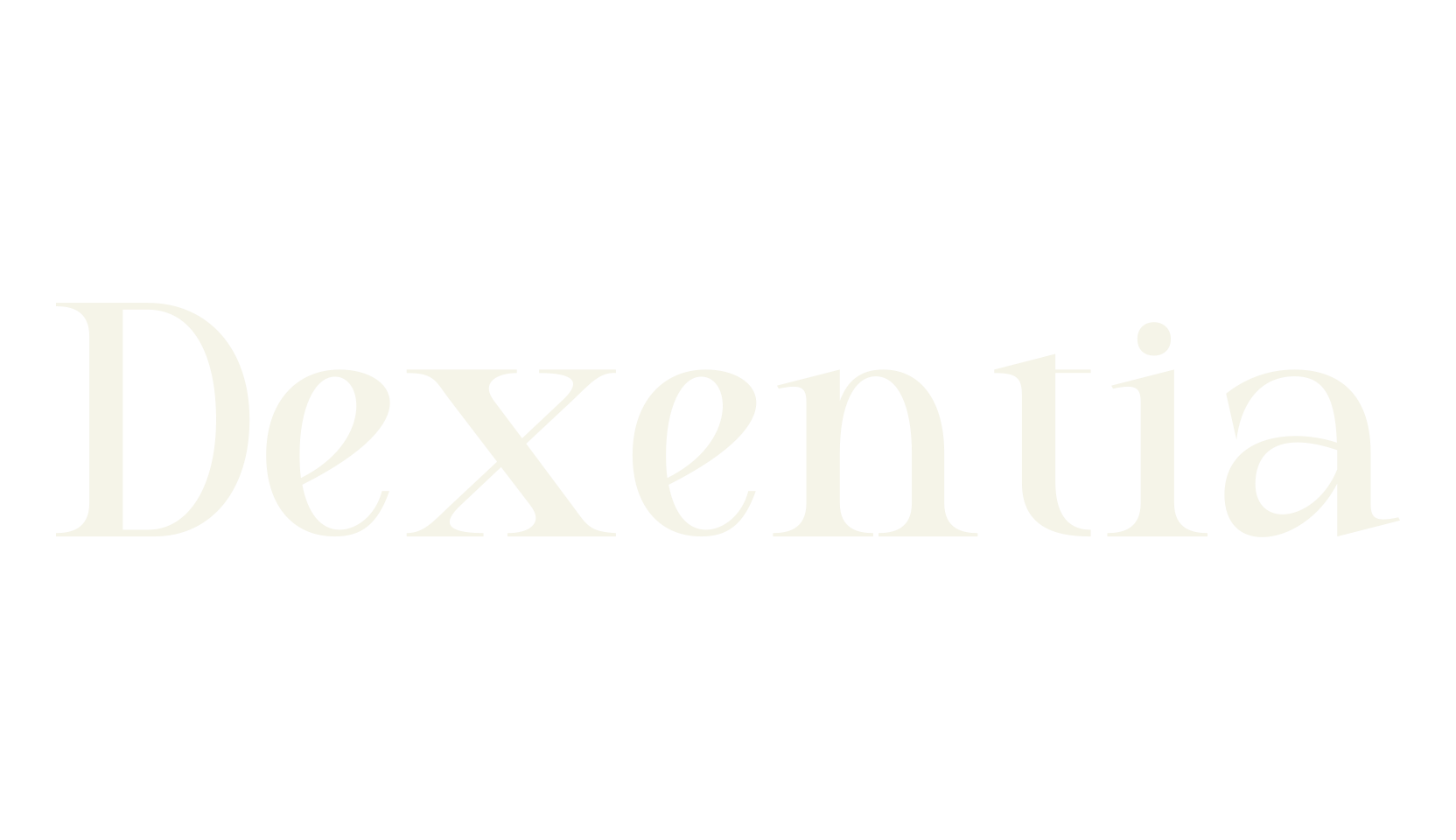 Dexentia, serif font preview