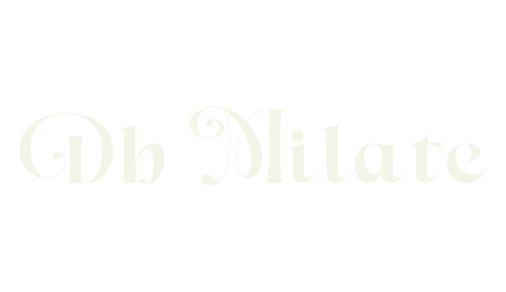 Dh Milate, serif font preview