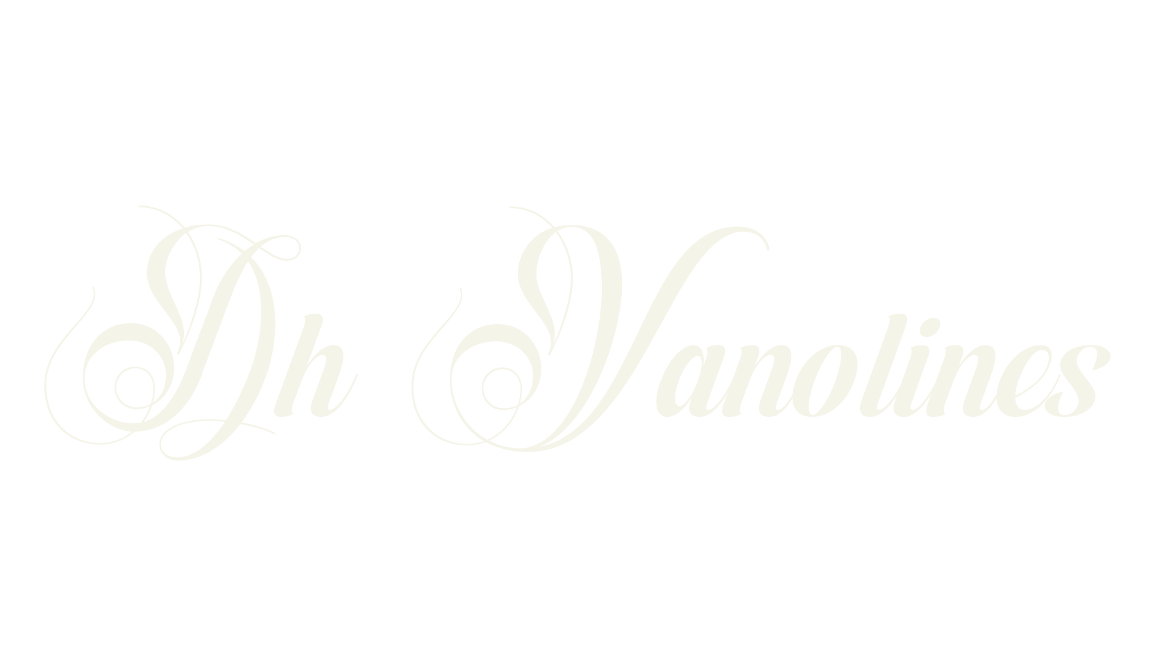 Dh Vanolines, calligraphy font preview