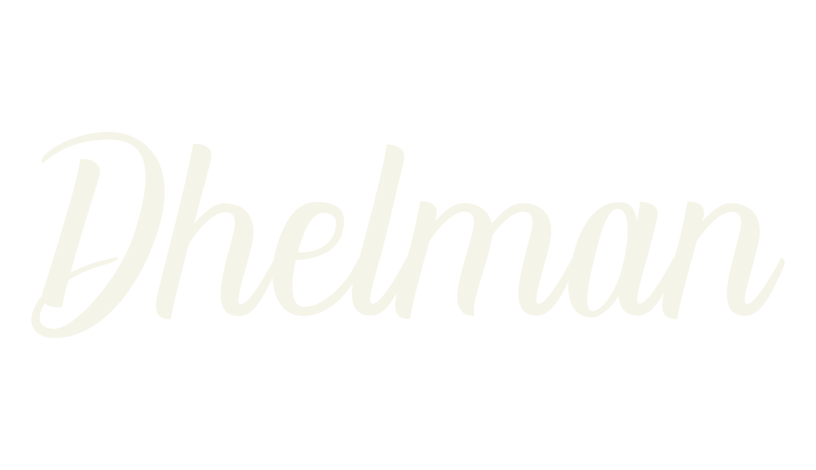 Dhelman, logo font preview