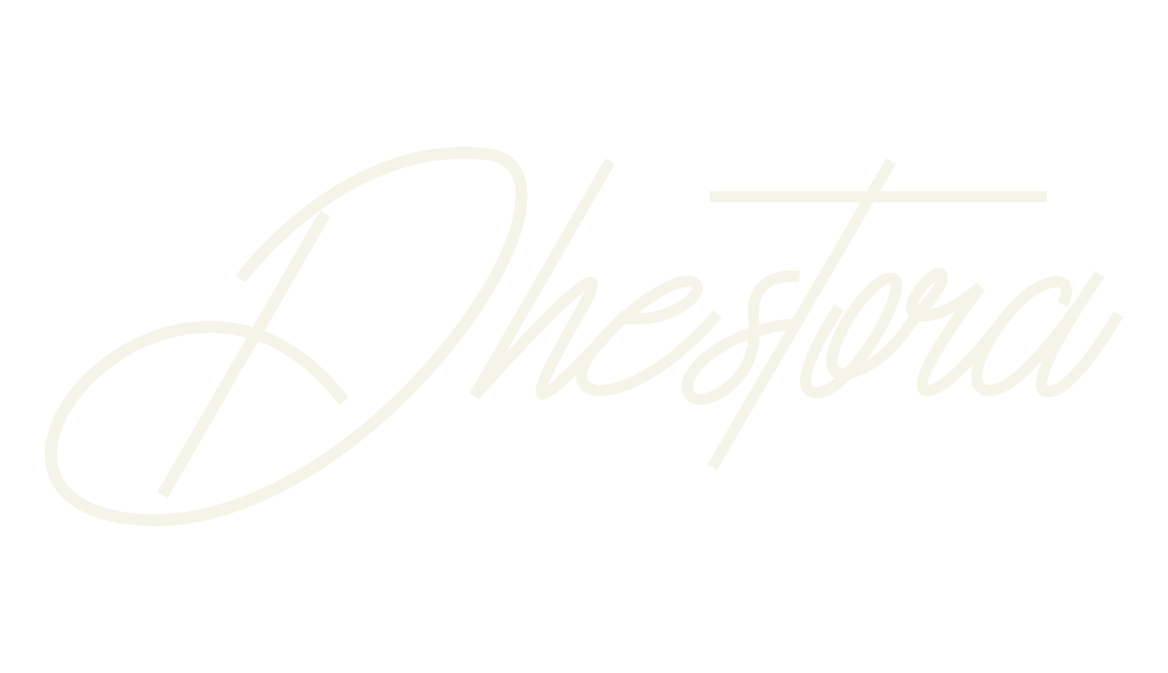 Dhestora, fancy font preview