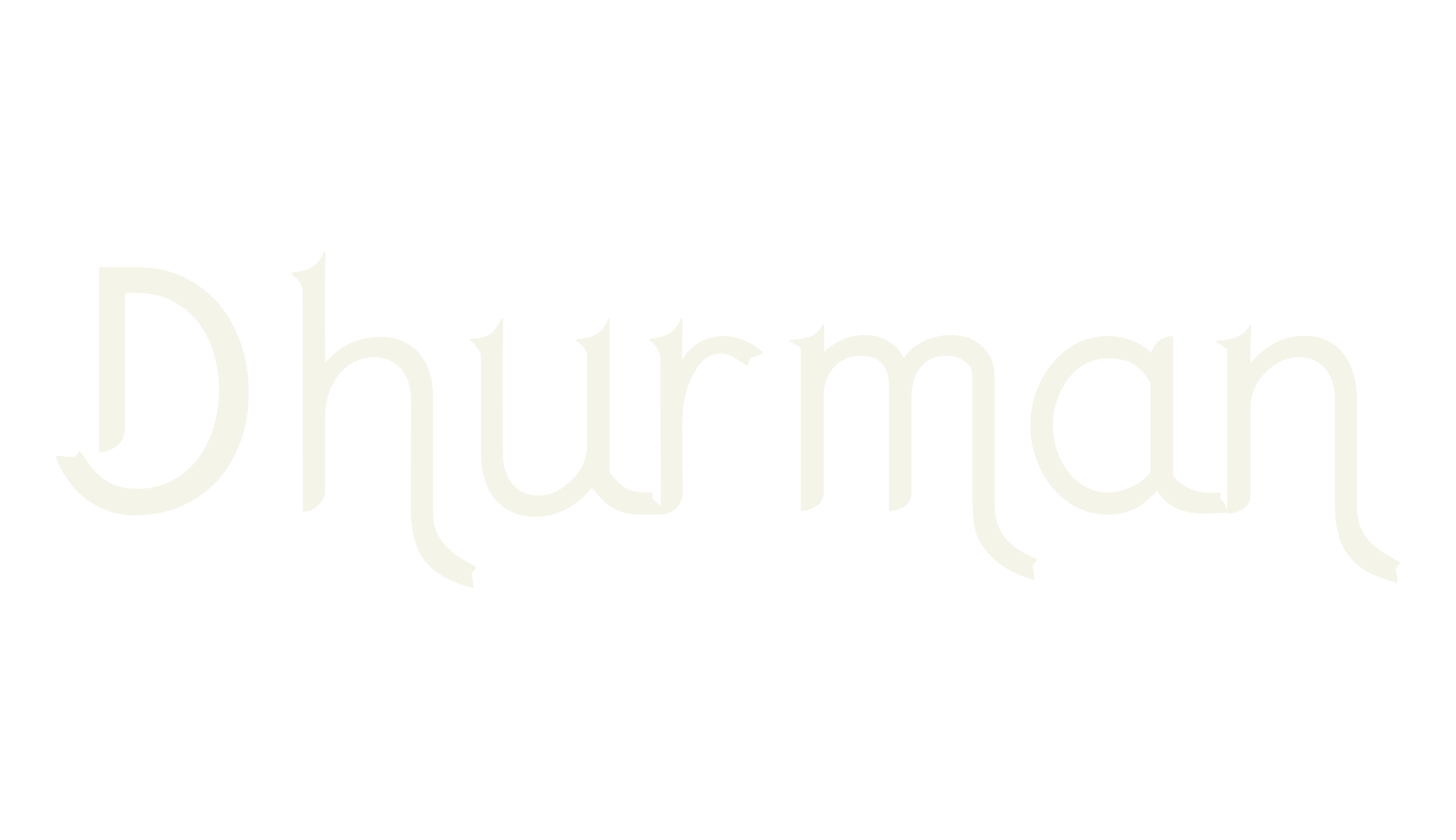 Dhurman, arabic font preview