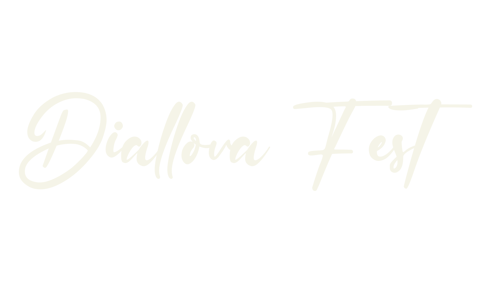 Diallova Fest, lettering font preview