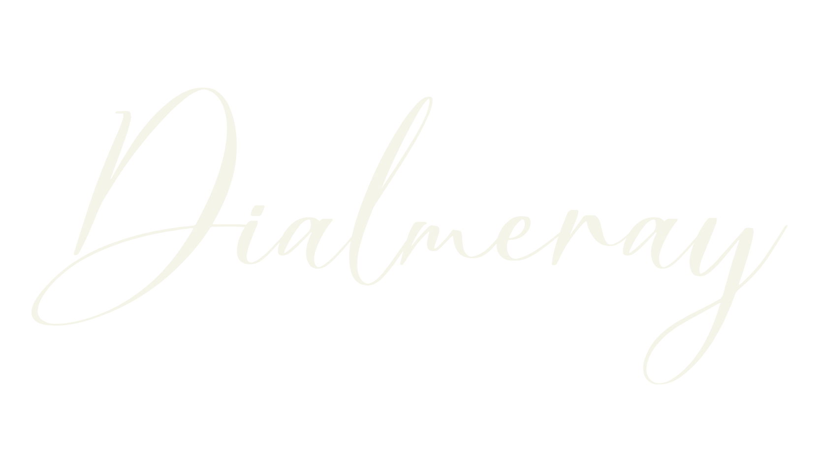 Dialmeray, cursive font preview