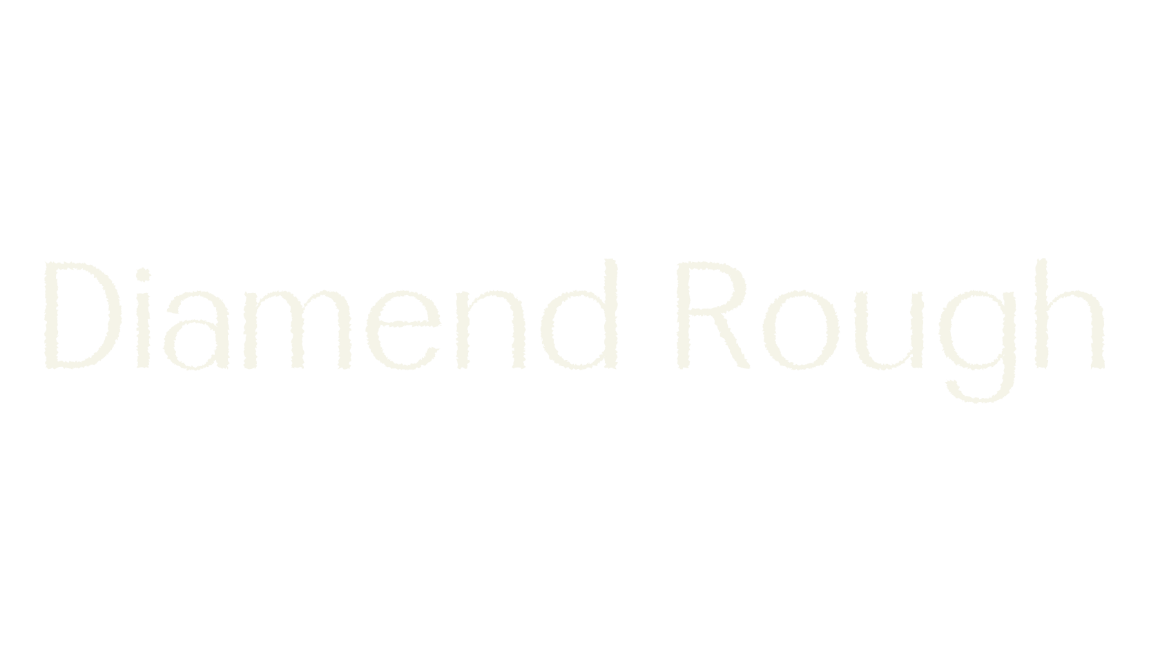 Diamend Rough, elegant font preview