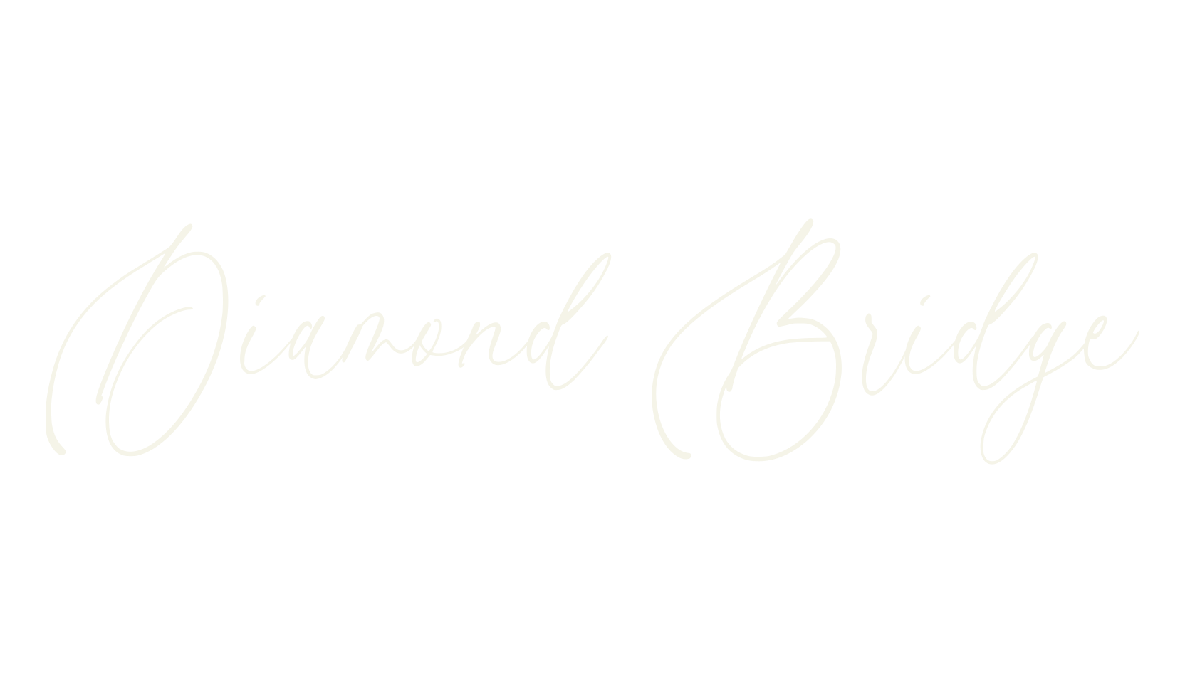 Diamond Bridge, fashion script font preview