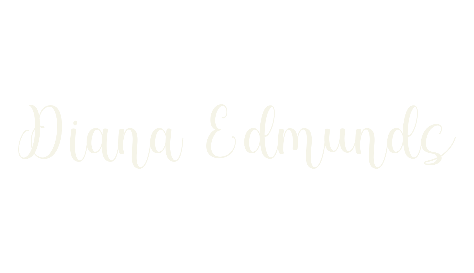 Diana Edmunds, calligraphy font preview