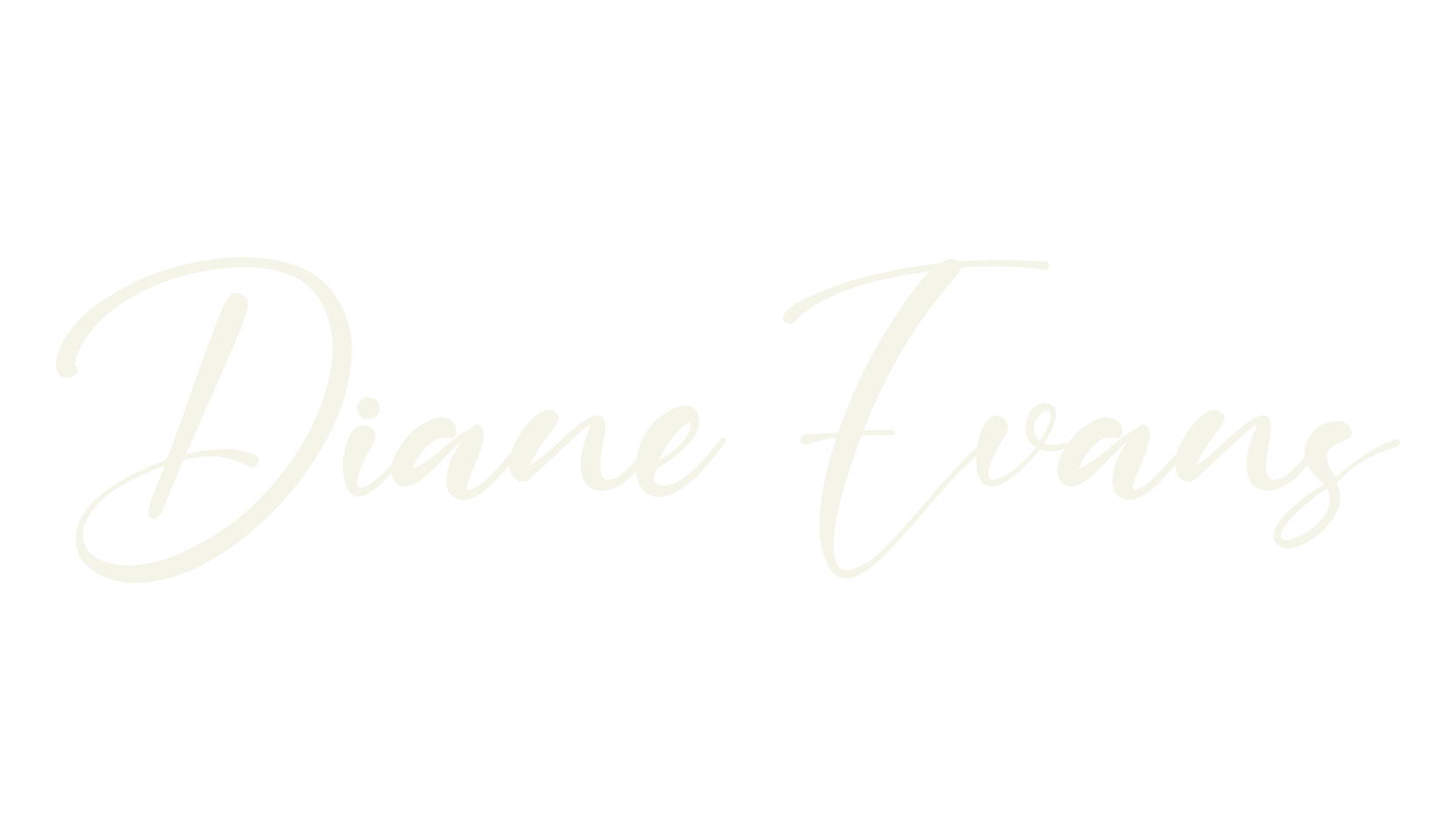 Diane Evans, lettering font preview